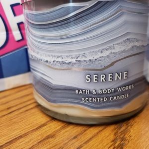 Bath & Body Works Serene 3-Wick Candle - Discontinued